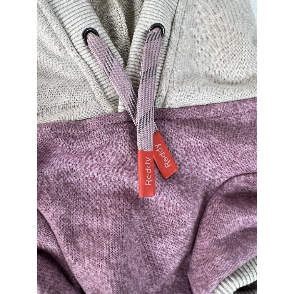 Reddy Dog Hoodie Large Mauve/Beige Pocket 17-19” - Picture 4 of 10